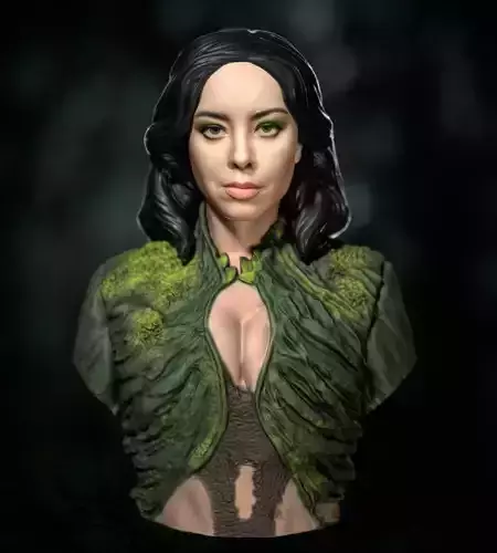 Marvel Rio Vidal Green Witch version Lady Death Aubrey Plaza 3D print model