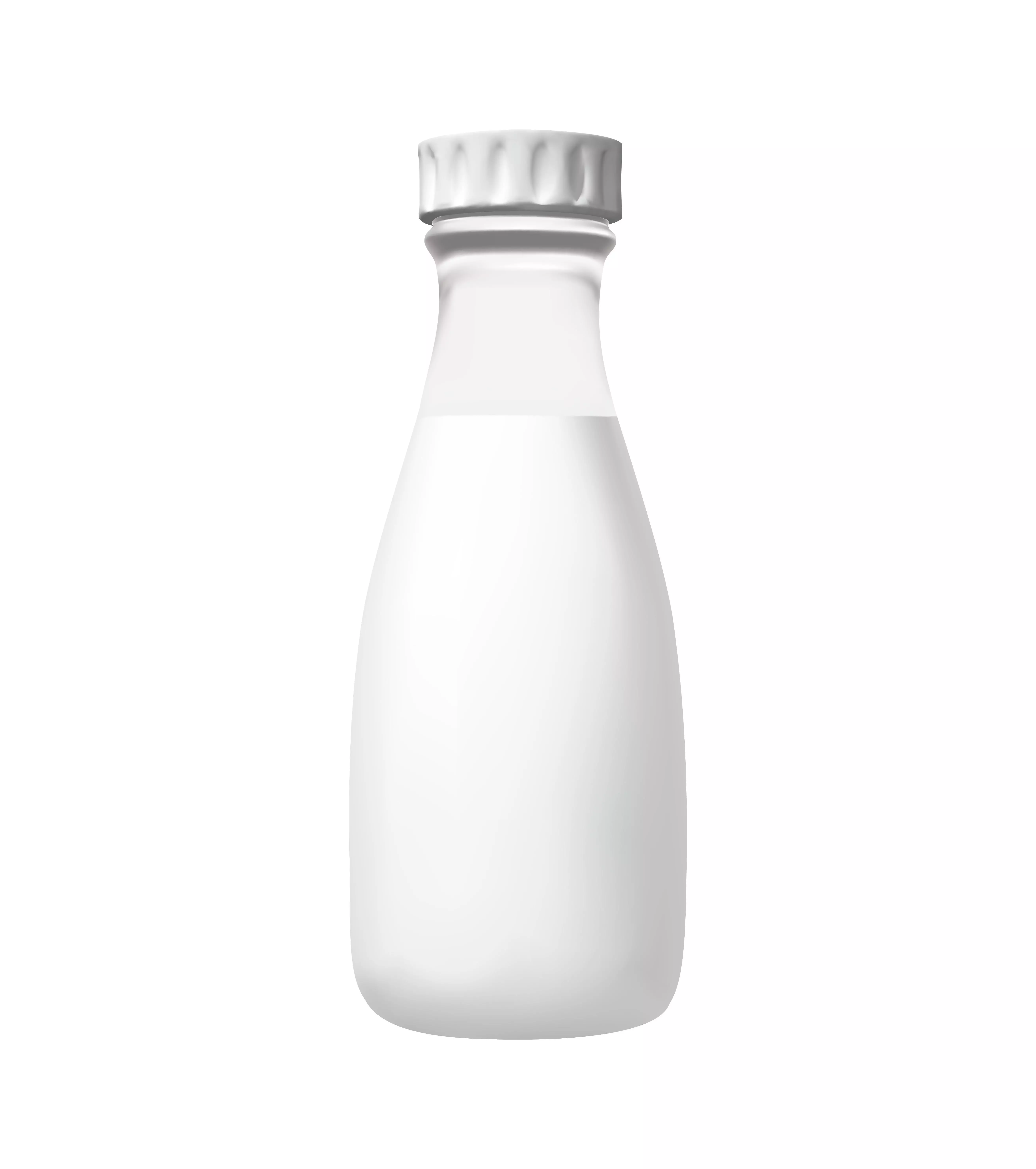 milk bottle  3D model_0