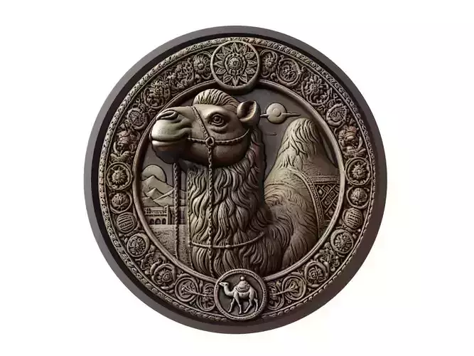 Camel Animal Medallion