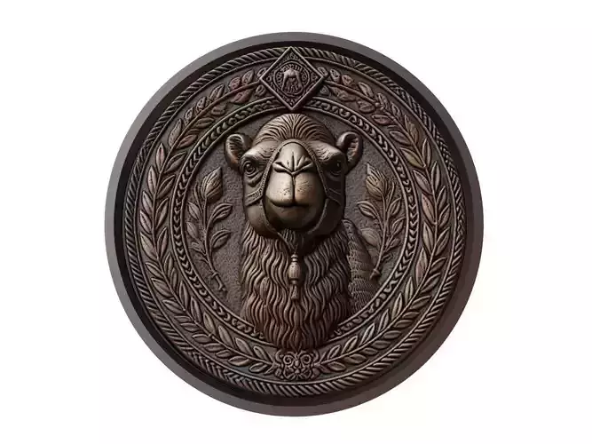 Camel Animal Medallion
