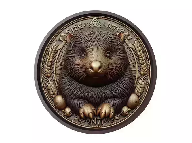 Kiwi Animal Medallion