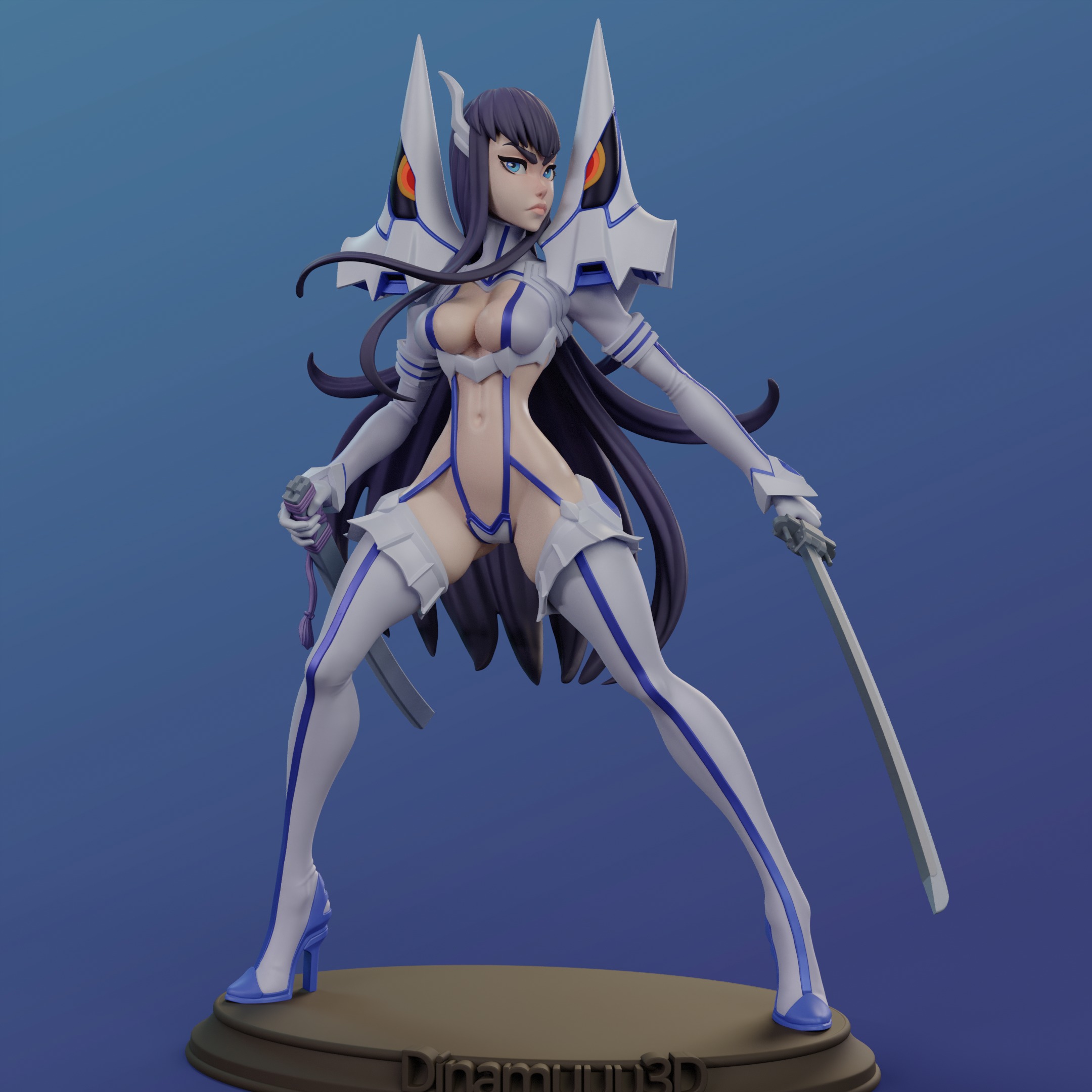 Satsuki Kiryuin Multi Version STL SFW NSFW 3D print model_6