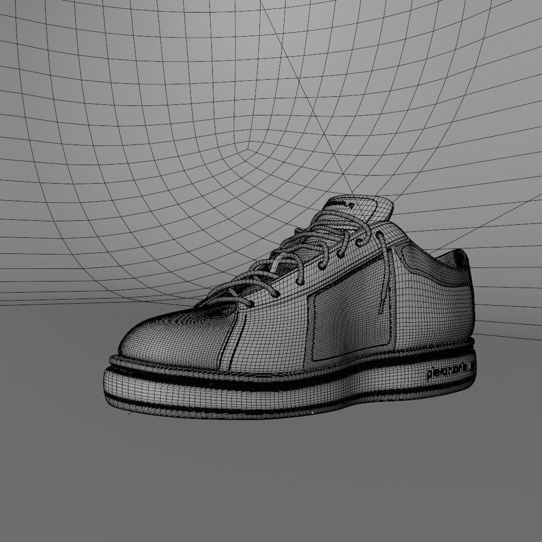 Sneaker shoe Free 3D model_3