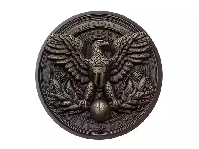 Eagle Animal Medallion