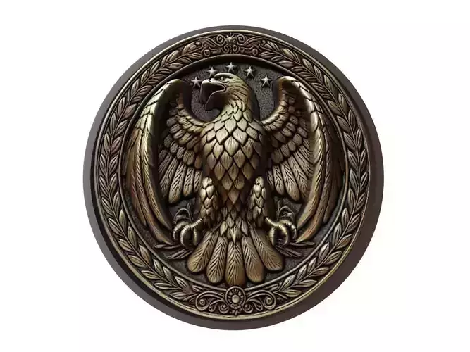 Eagle Animal Medallion