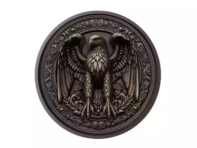 Hawk Animal Medallion
