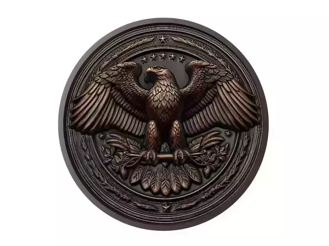 Hawk Animal Medallion