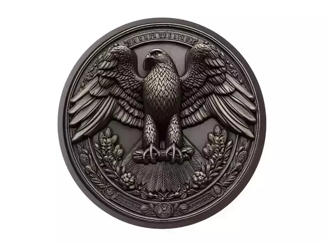 Falcon Animal Medallion