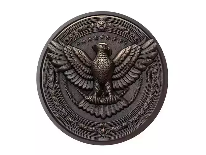Falcon Animal Medallion