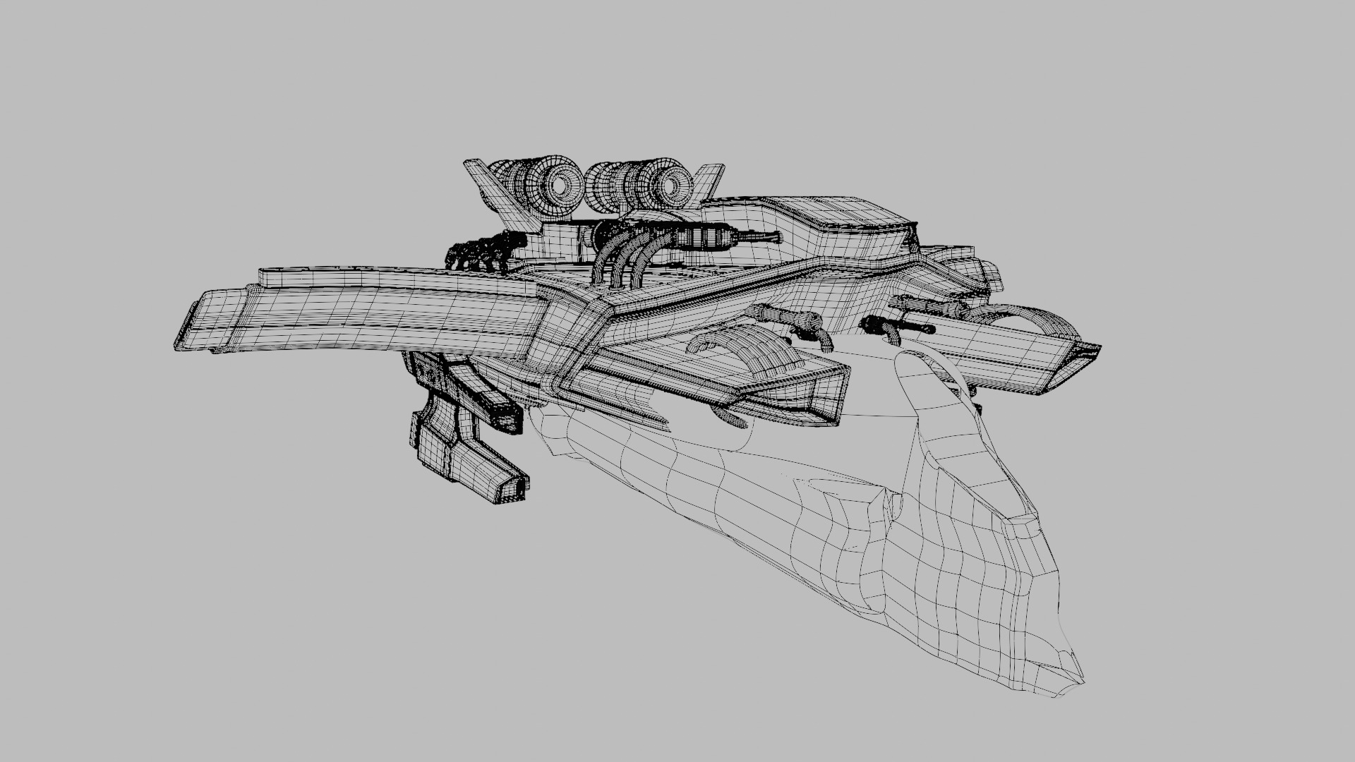 spacecraft Free 3D model_6