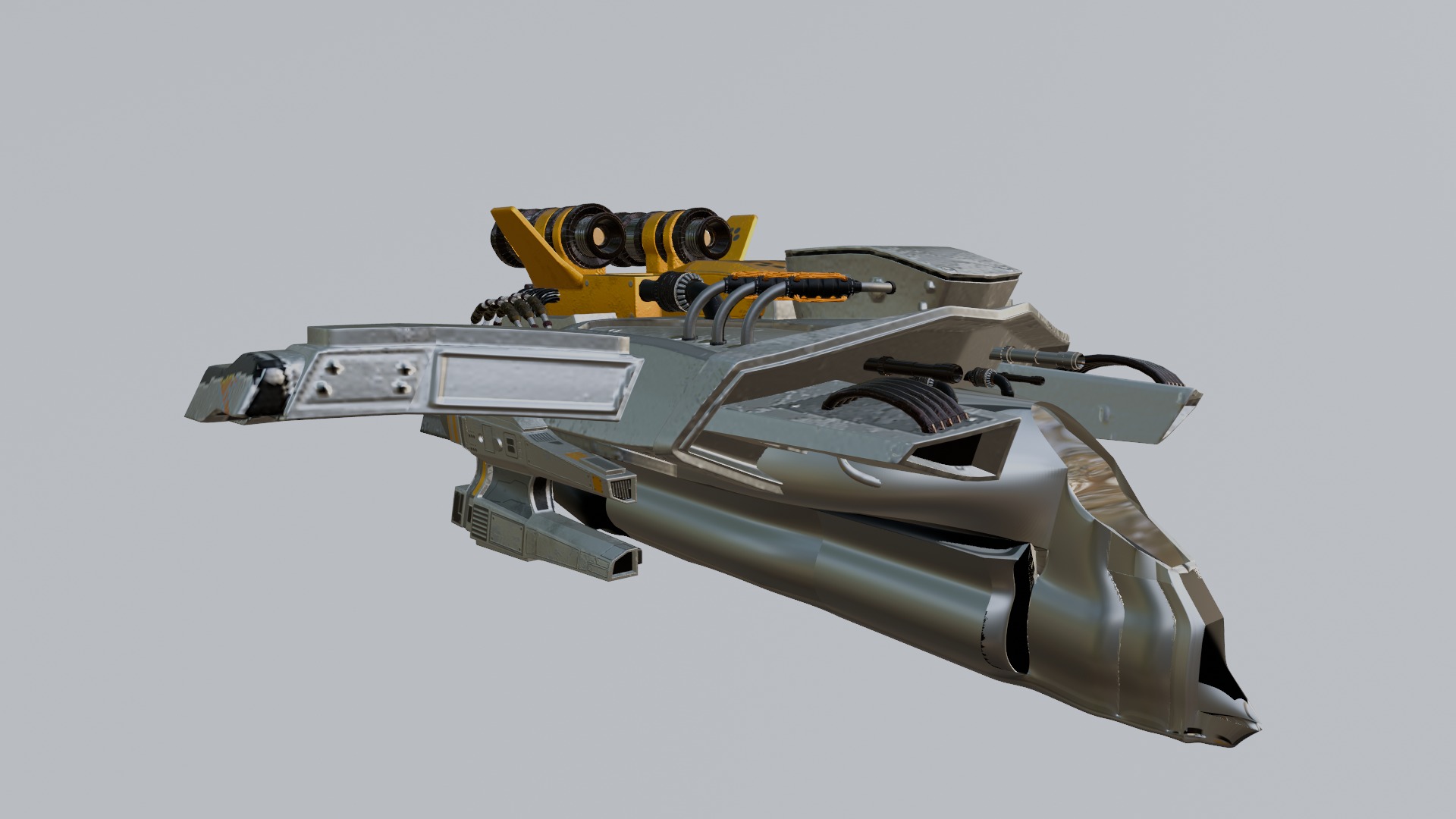 spacecraft Free 3D model_3