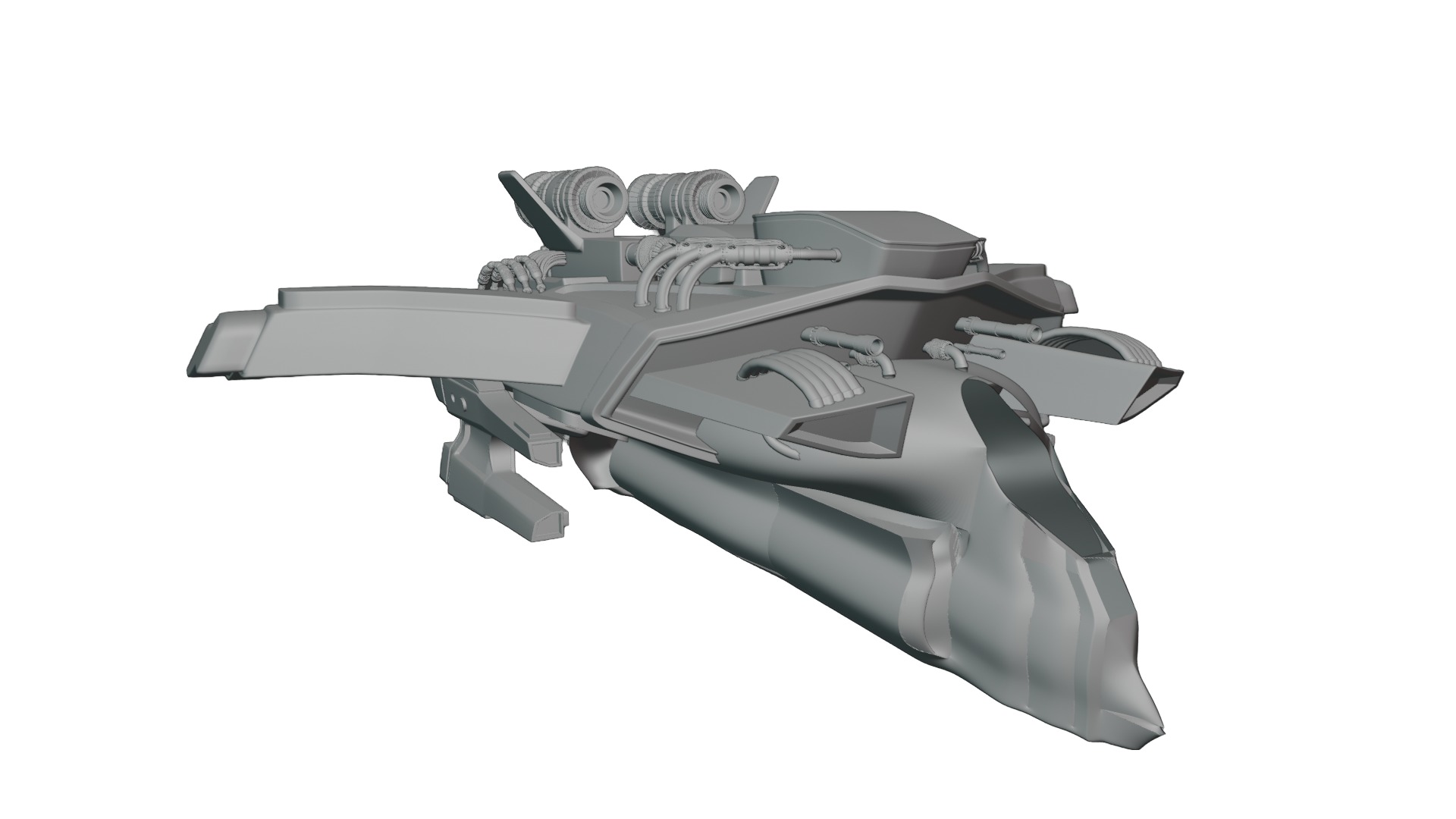 spacecraft Free 3D model_5