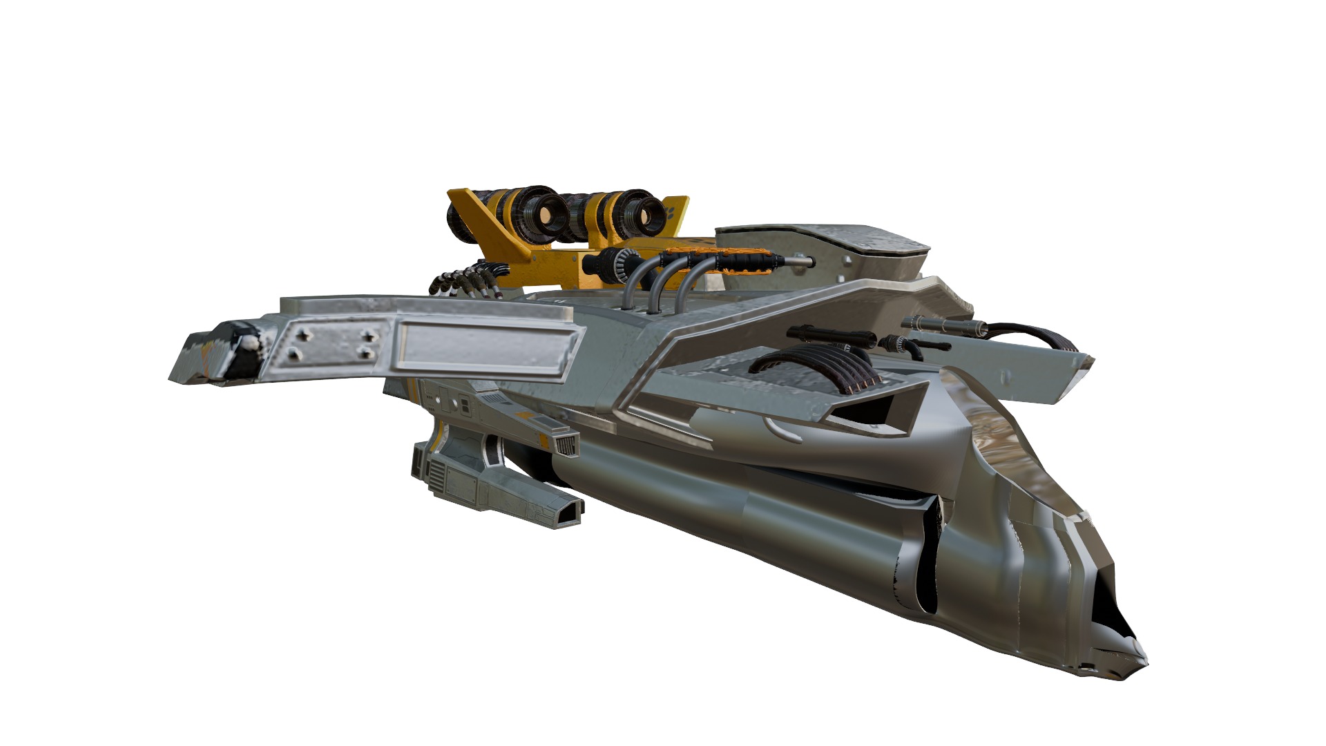 spacecraft Free 3D model_1