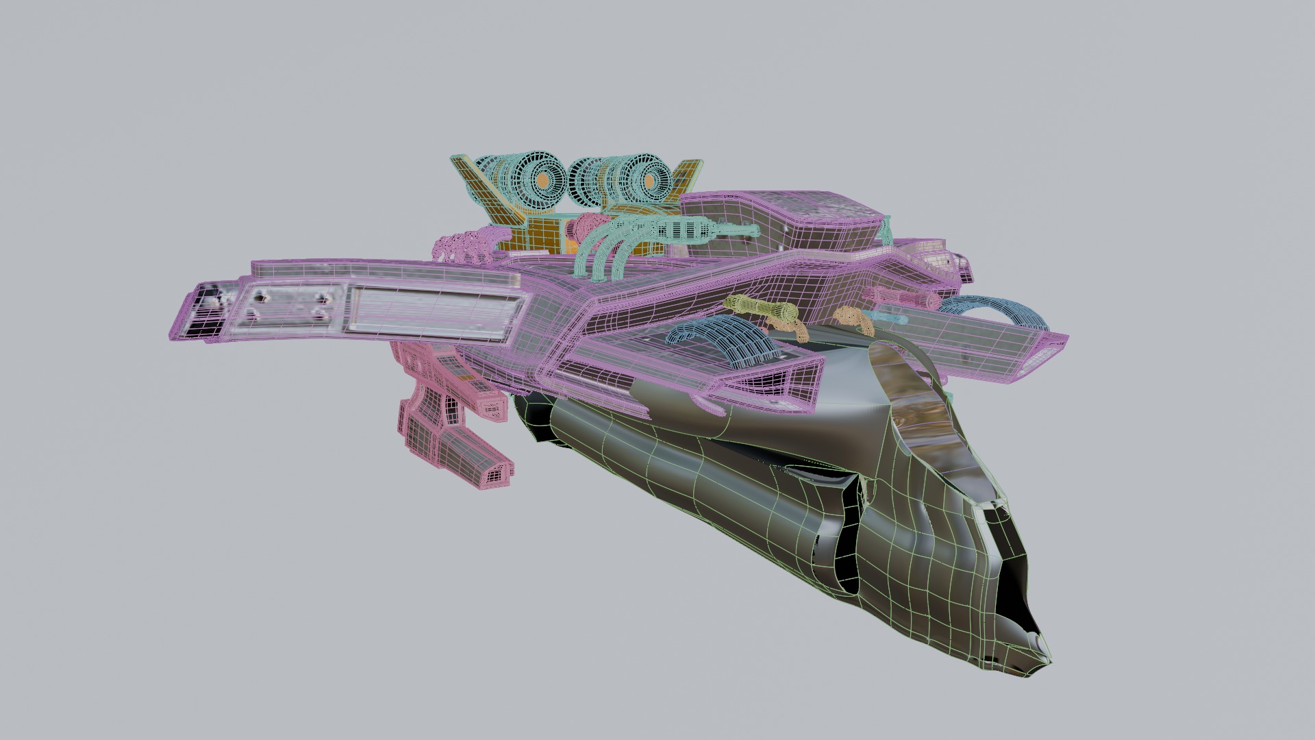 spacecraft Free 3D model_9