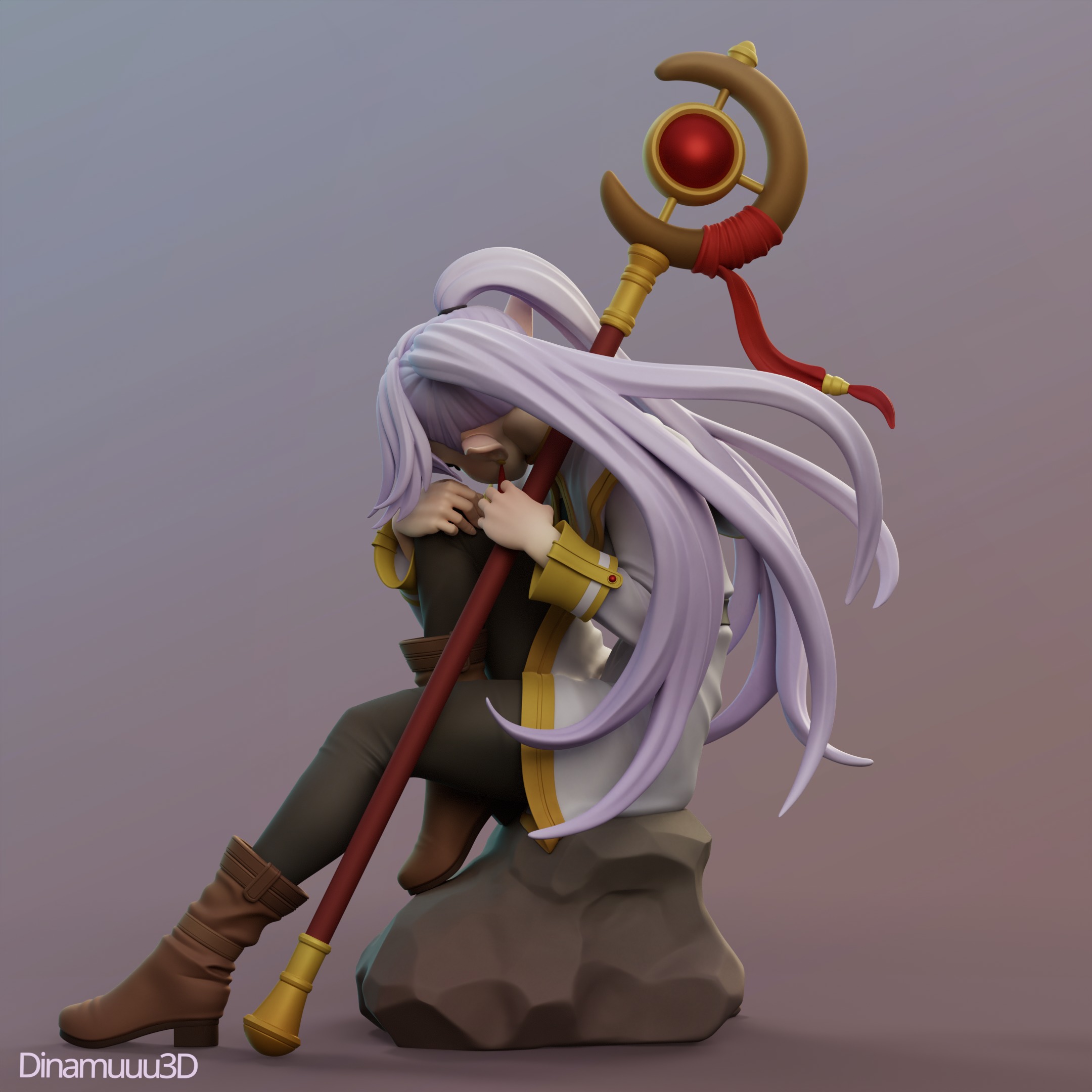Frieren the Legendary Mage Multi Version STL SFW NSFW 3D print model_5