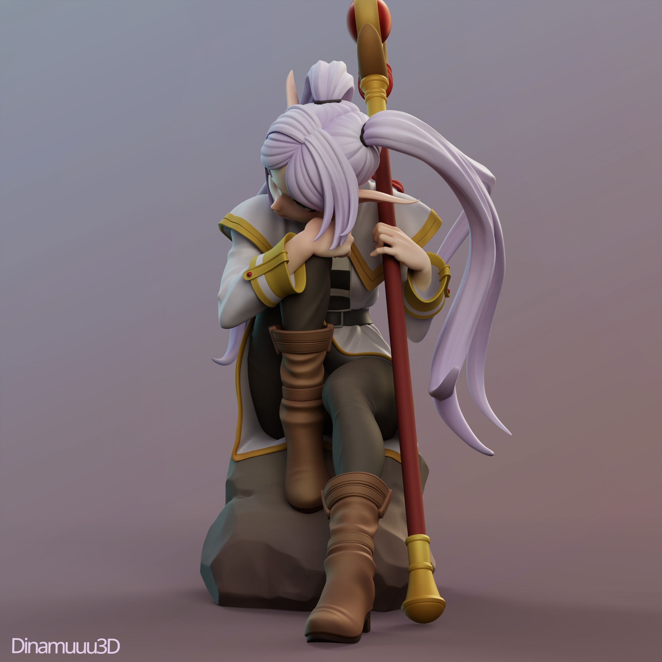 Frieren the Legendary Mage Multi Version STL SFW NSFW 3D print model_6