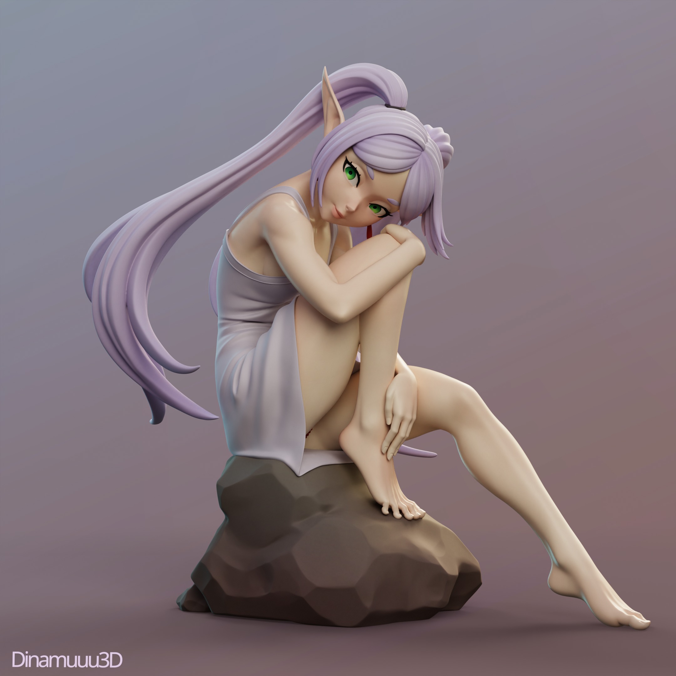 Frieren the Legendary Mage Multi Version STL SFW NSFW 3D print model_9
