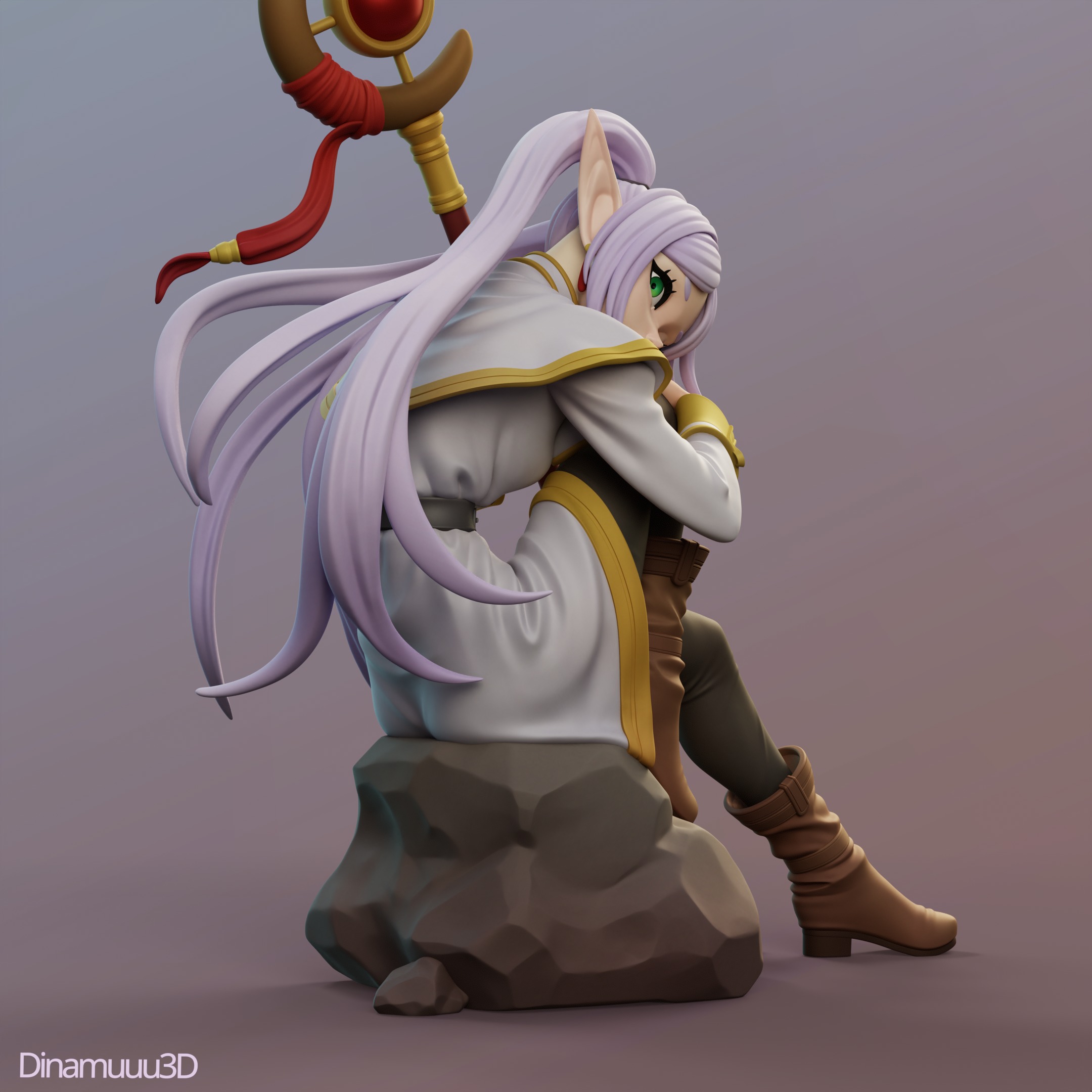 Frieren the Legendary Mage Multi Version STL SFW NSFW 3D print model_4