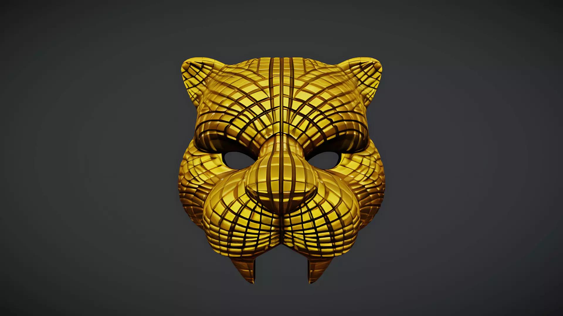 Panther VIP Mask - Squid Game - Low-poly 3D model_0