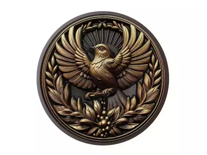 Canary Animal Medallion