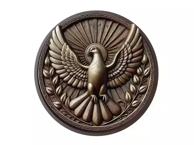 Dove Animal Medallion