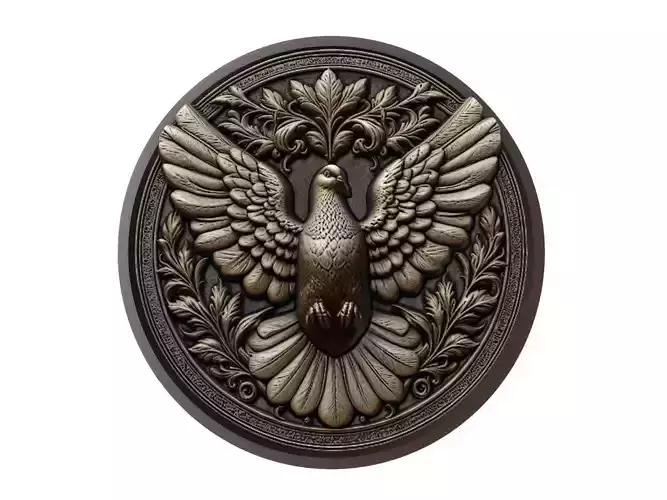 Dove Animal Medallion