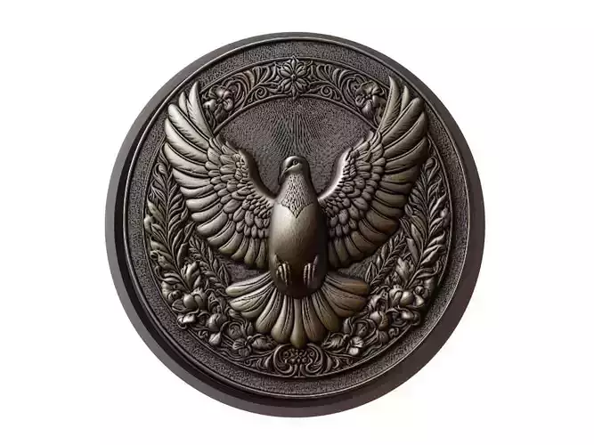 Dove Animal Medallion