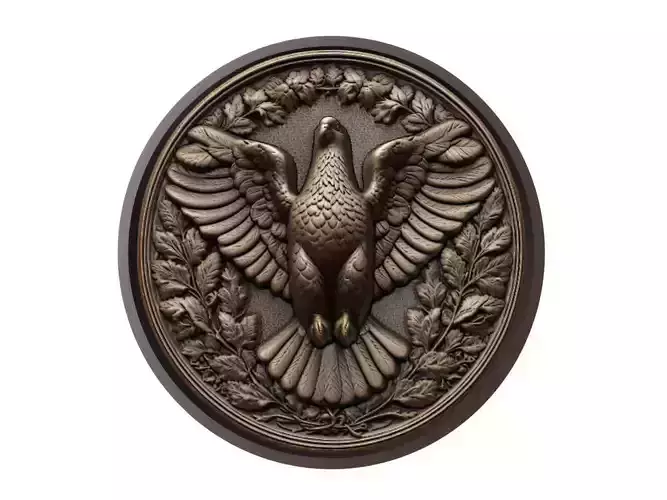 Pigeon Animal Medallion