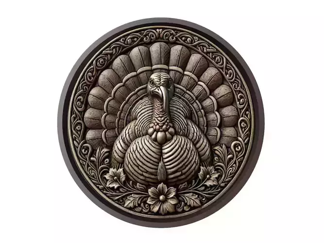 Turkey Animal Medallion