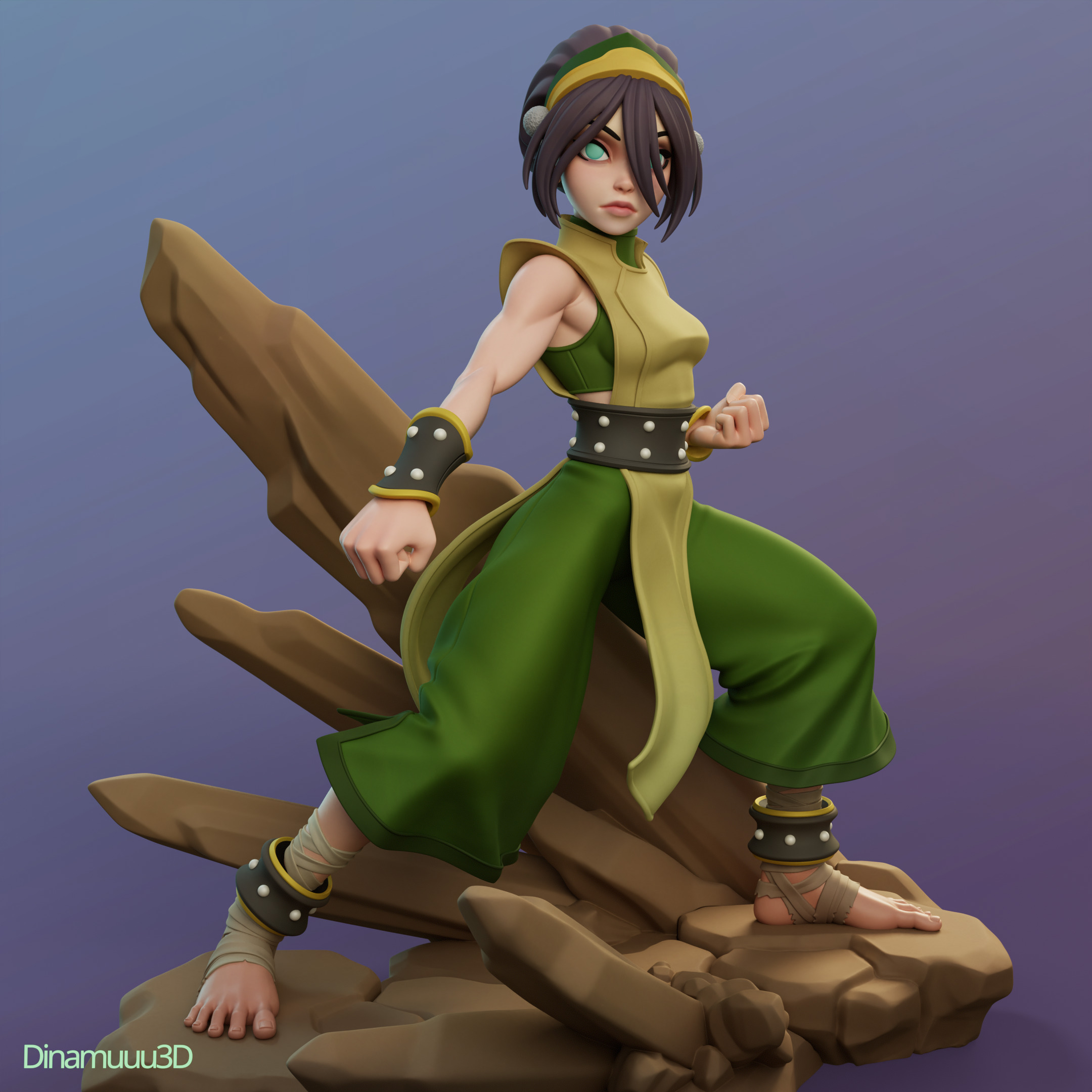 Toph Beifong Multi Version STL SFW NSFW 3D print model_2