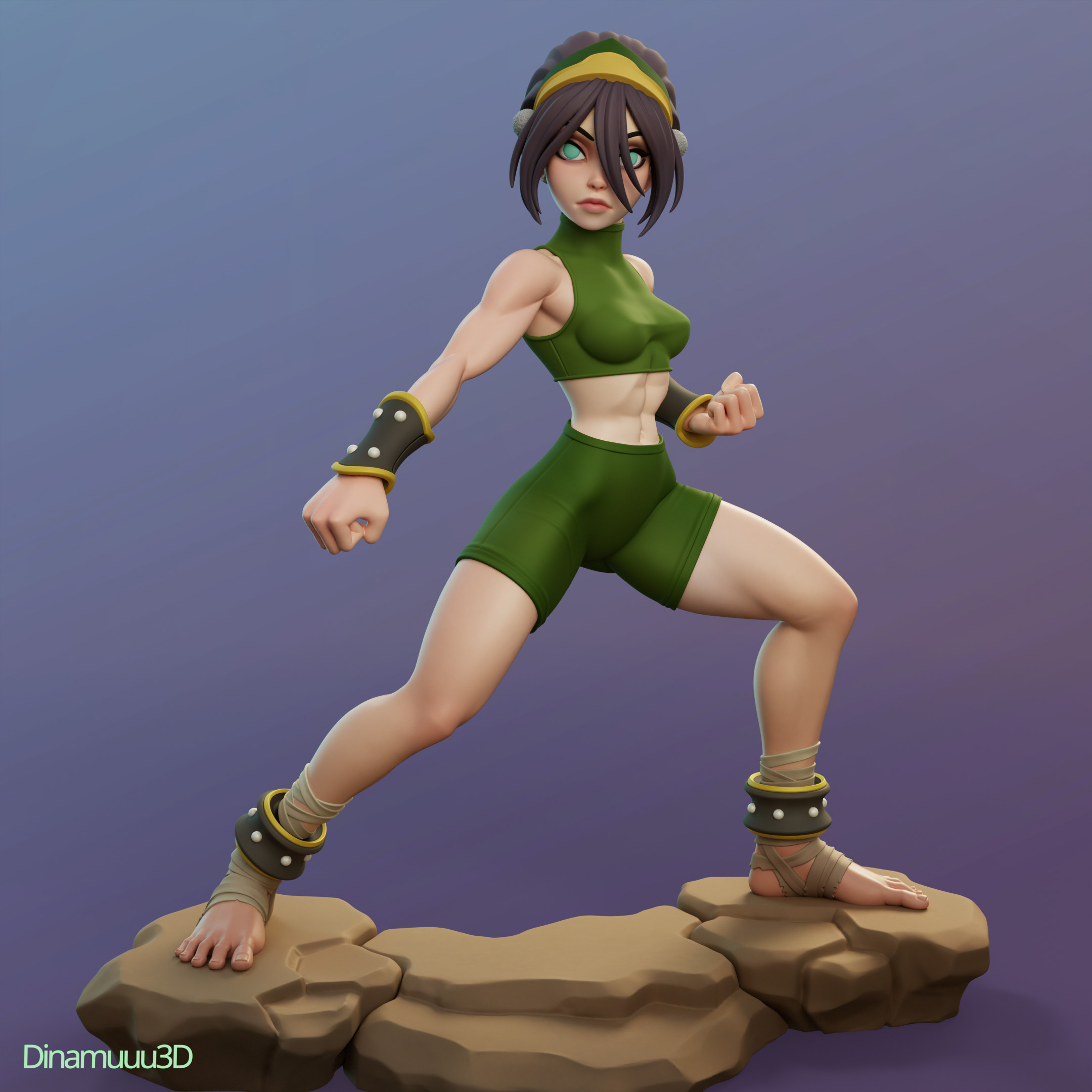 Toph Beifong Multi Version STL SFW NSFW 3D print model_7