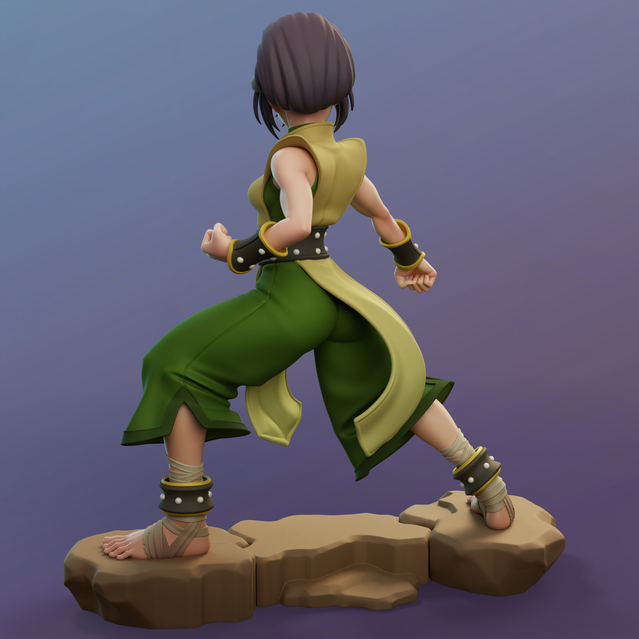 Toph Beifong Multi Version STL SFW NSFW 3D print model_4