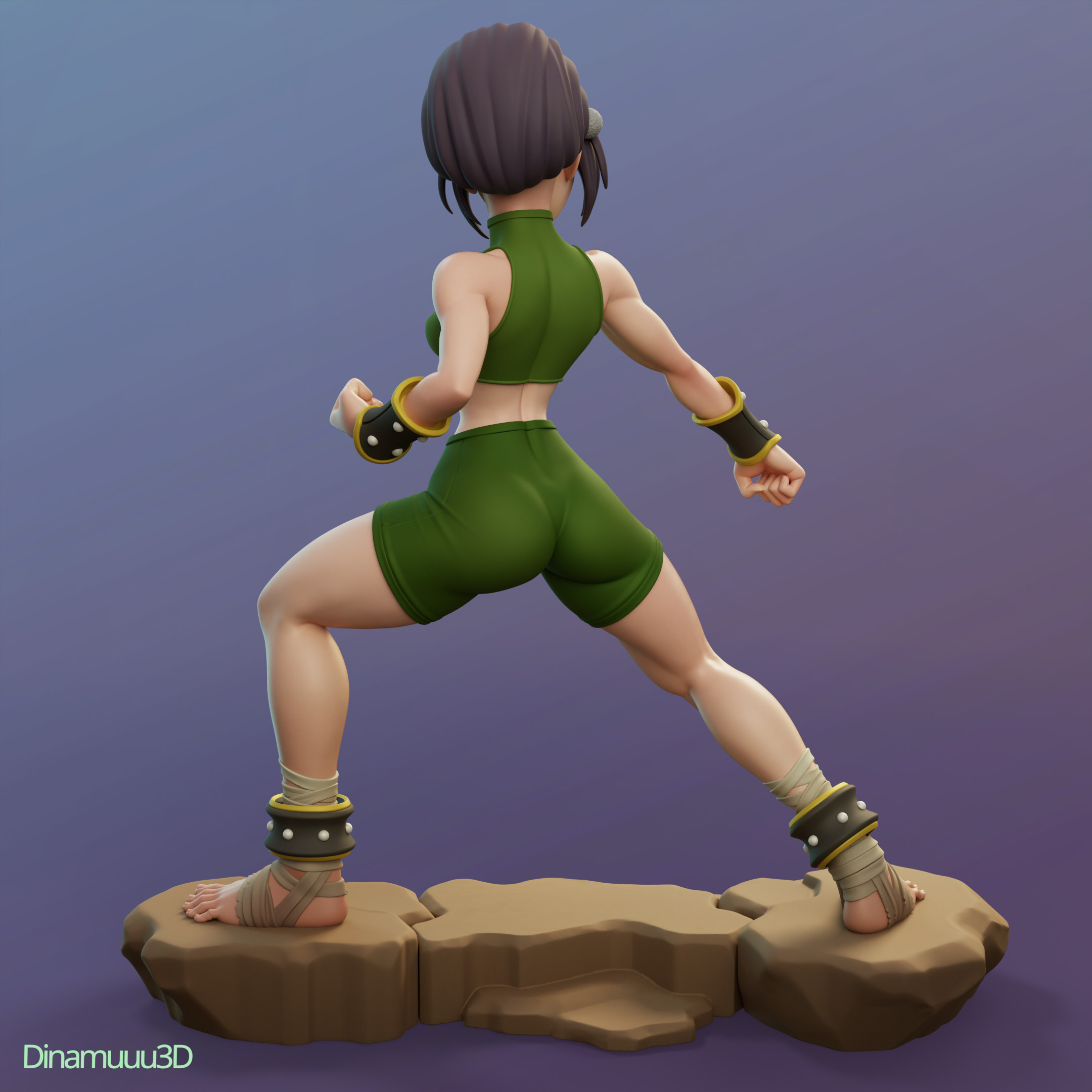 Toph Beifong Multi Version STL SFW NSFW 3D print model_8