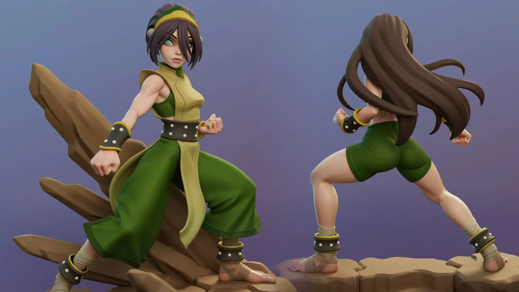 Toph Beifong Multi Version STL SFW 3D print model