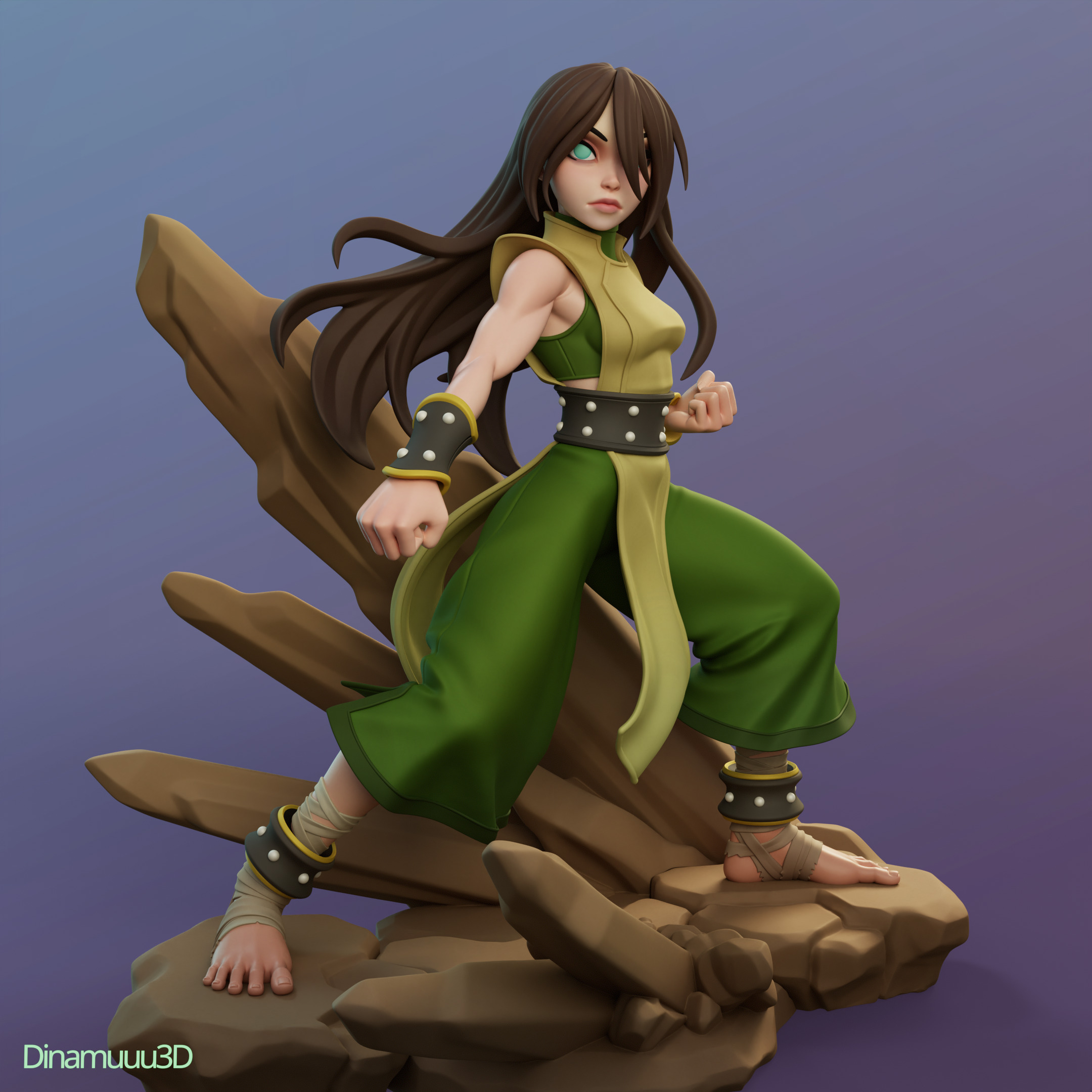 Toph Beifong Multi Version STL SFW NSFW 3D print model_3