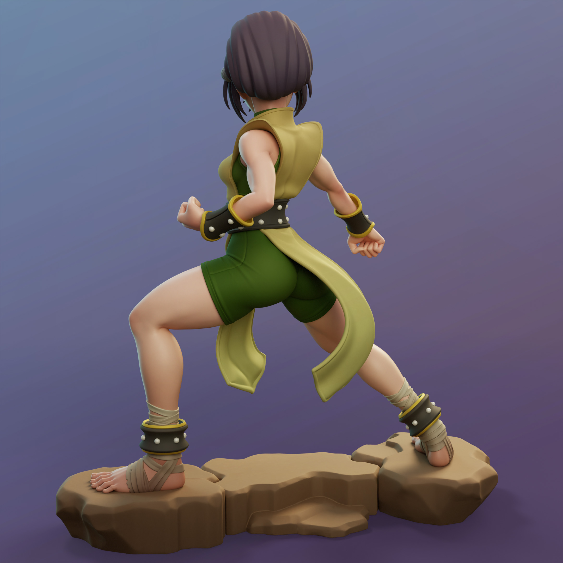 Toph Beifong Multi Version STL SFW NSFW 3D print model_6