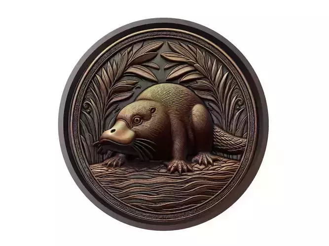 Platypus Animal Medallion