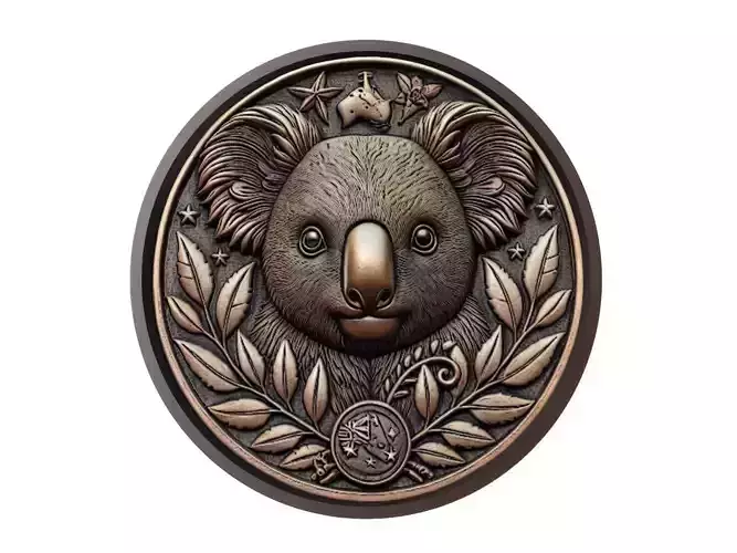 Koala Animal Medallion