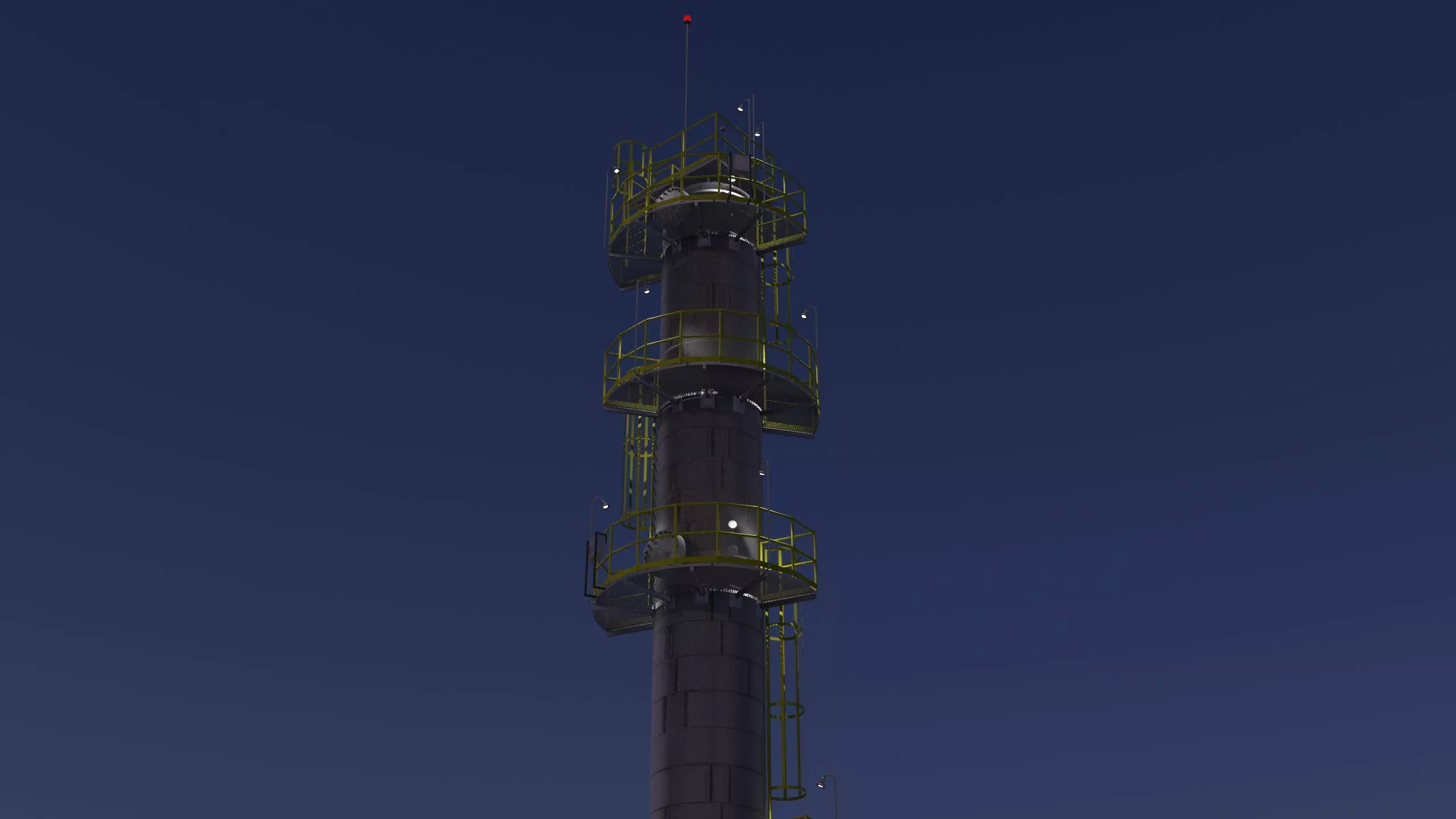 Depropanizer Column - Distillation Column 3D model_0