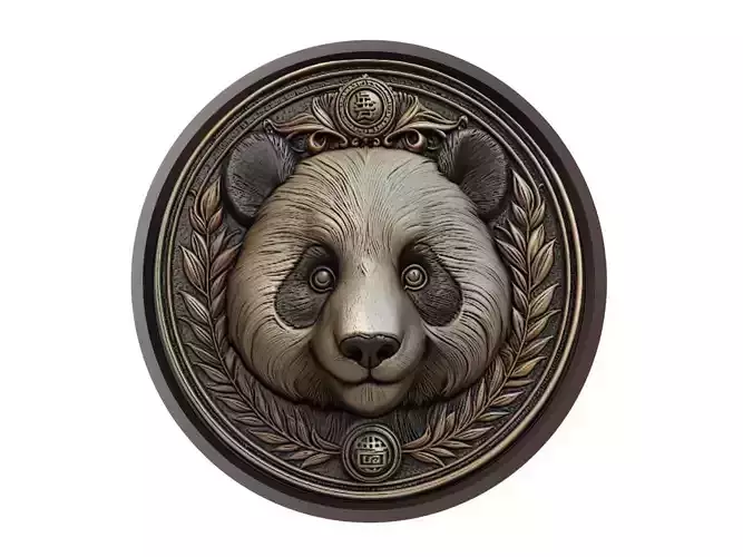 Panda Animal Medallion