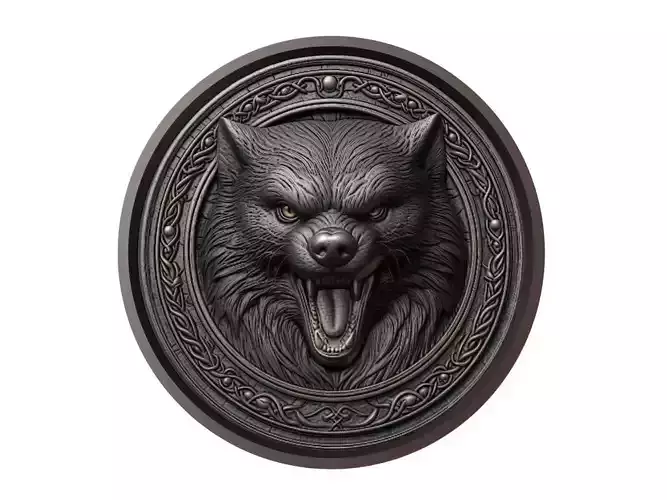 Wolverine Animal Medallion