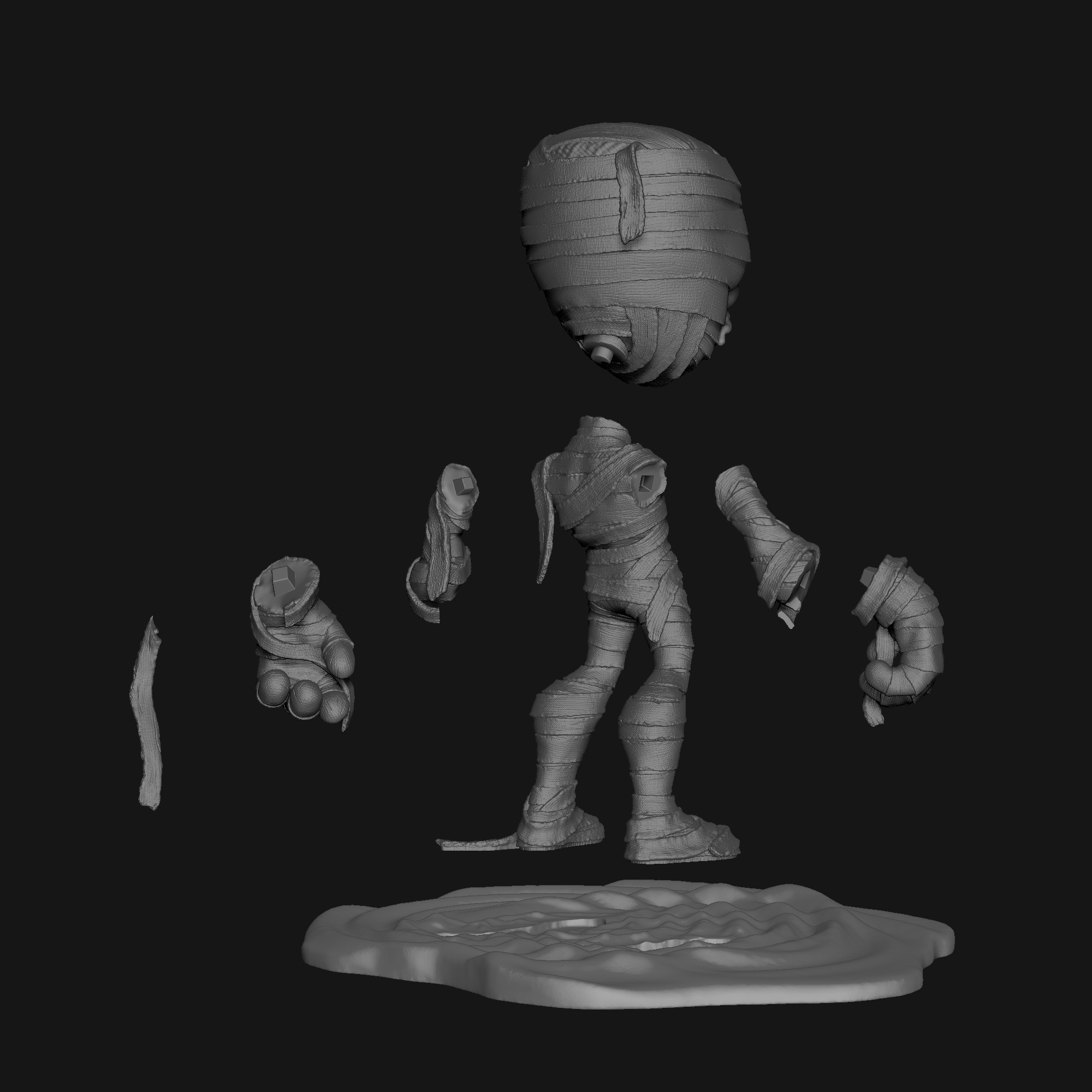 Amumu Fan-art 3D print model_10