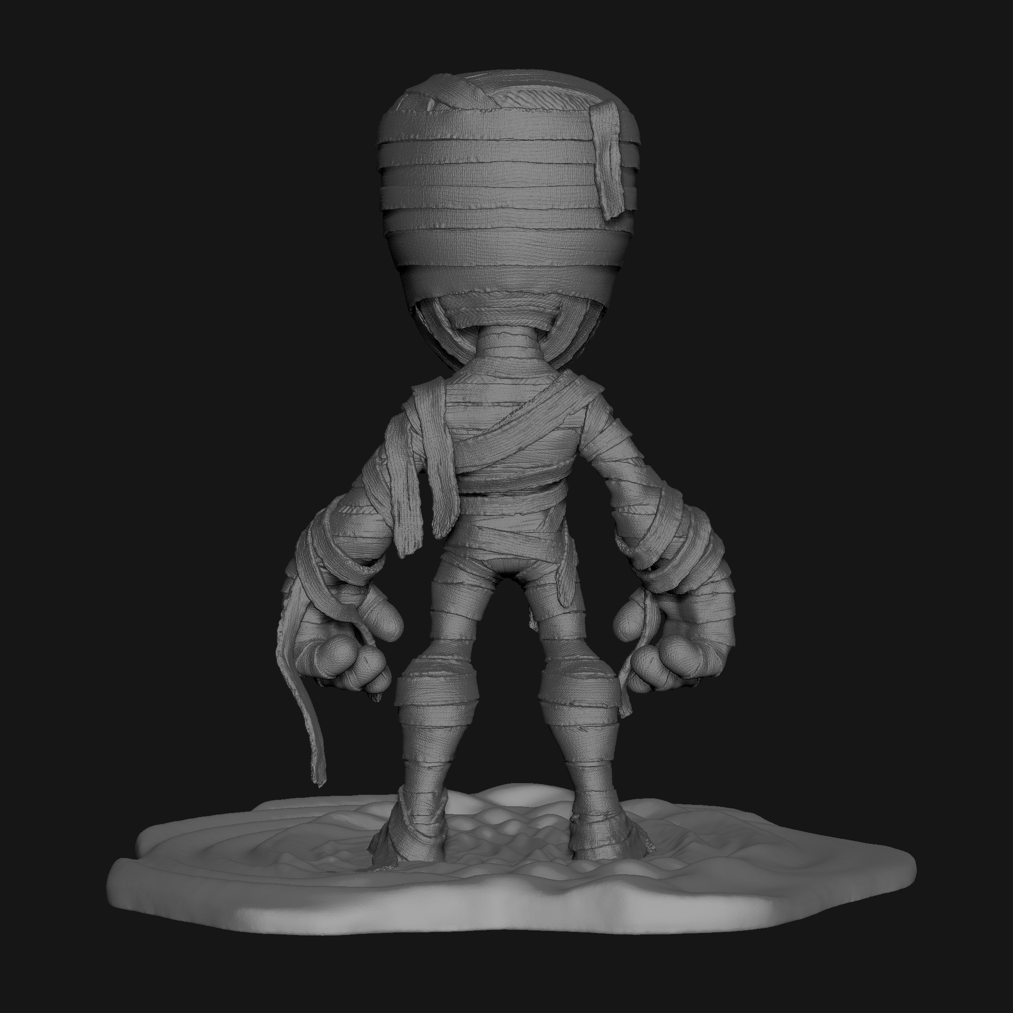 Amumu Fan-art 3D print model_7
