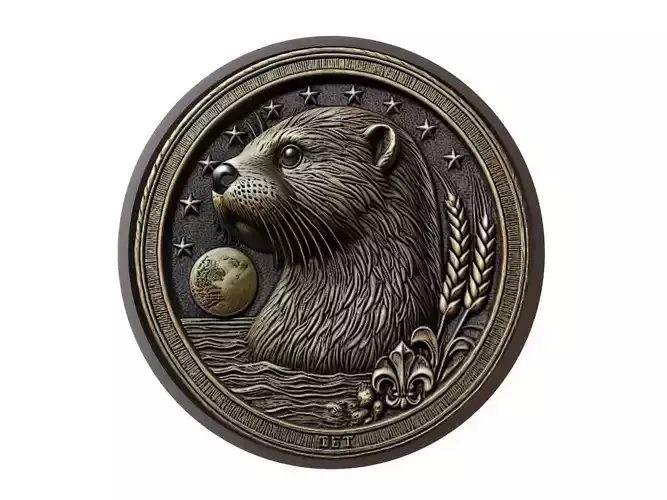 Otter Animal Medallion