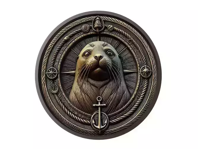 Seal Animal Medallion