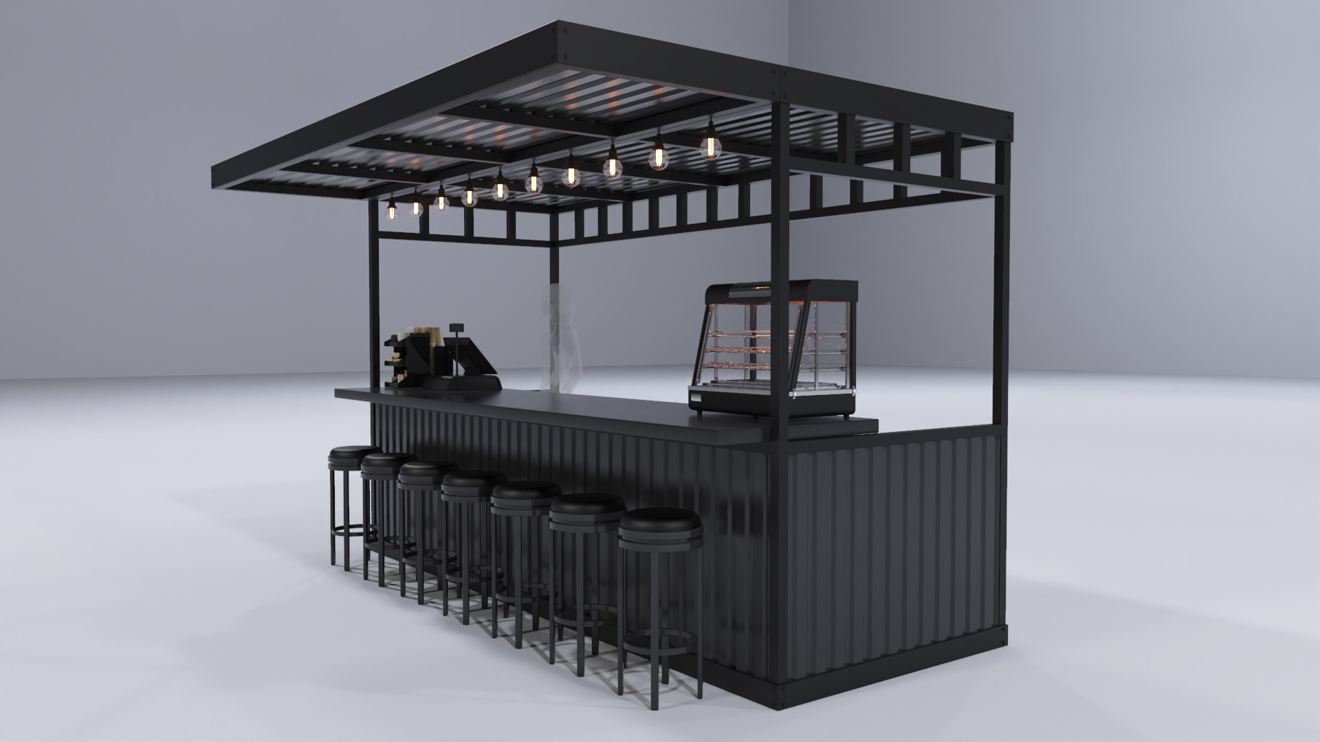 Stand Bar 5 3D model_2