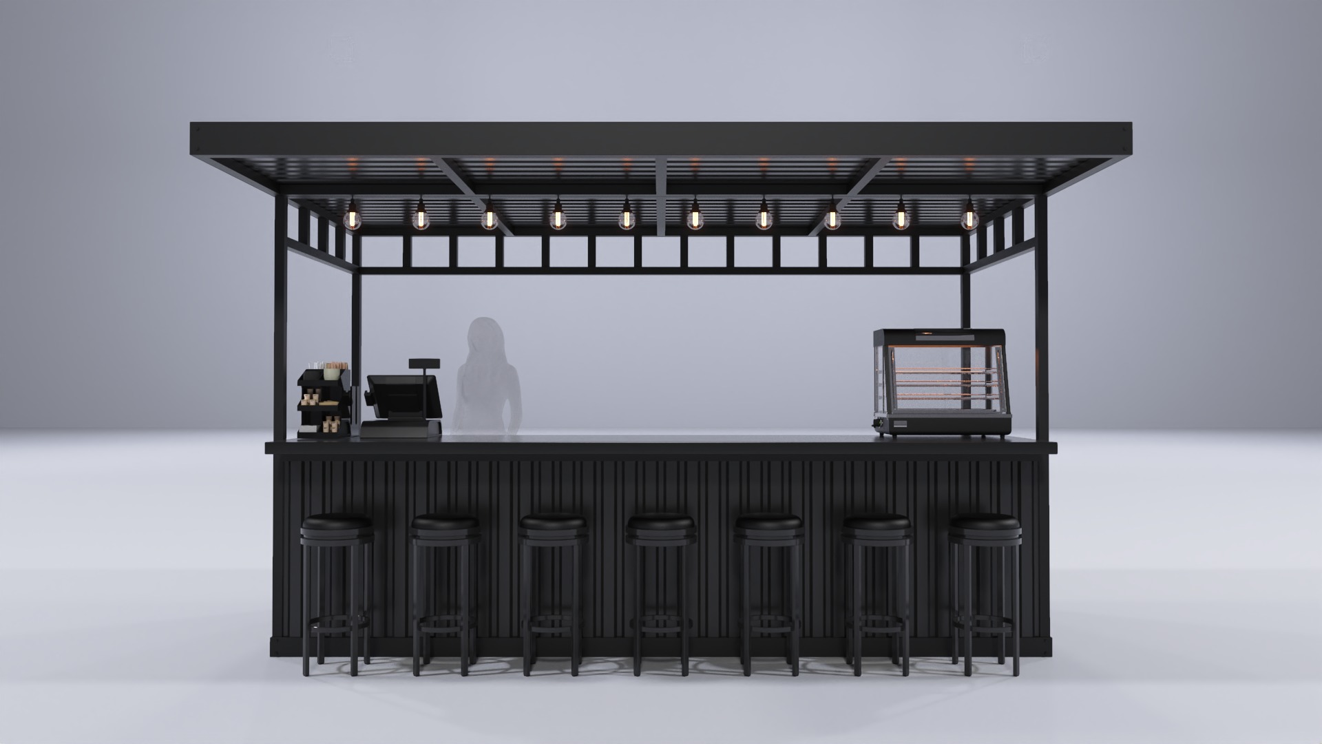 Stand Bar 5 3D model_1