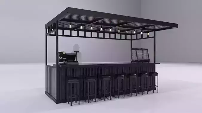 Stand Bar 5 3D model