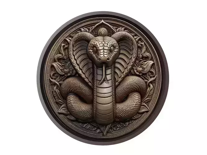 Boa Animal Medallion
