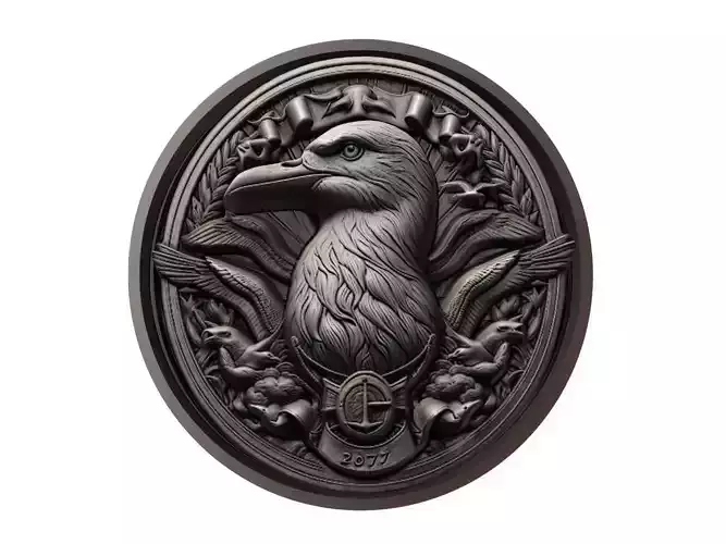 Albatross Animal Medallion